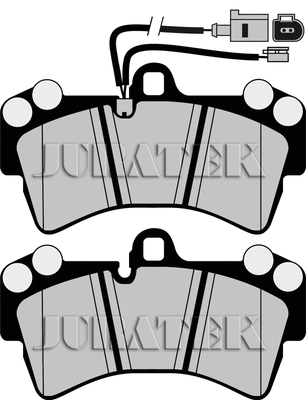 Brake Pad Set, disc brake (JCP1626)