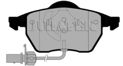 Brake Pad Set, disc brake (JCP1496)
