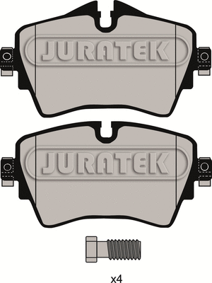 Brake Pad Set, disc brake (JCP8074)
