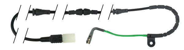 Warning Contact, brake pad wear (JCW250)