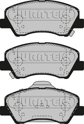 Brake Pad Set, disc brake (JCP8272)