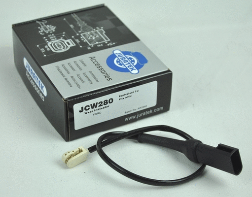 Warning Contact, brake pad wear