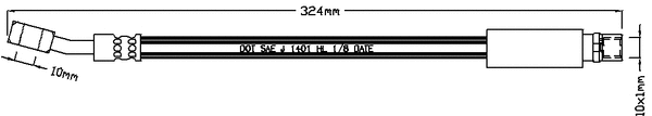 Brake Hose (JBH1073)