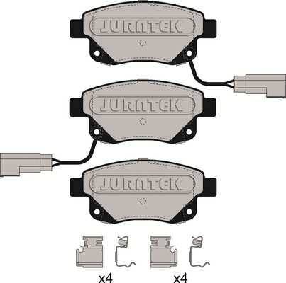 Brake Pad Set, disc brake (JCP113)