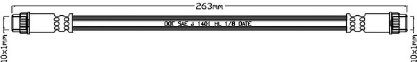 Brake Hose (JBH1007)