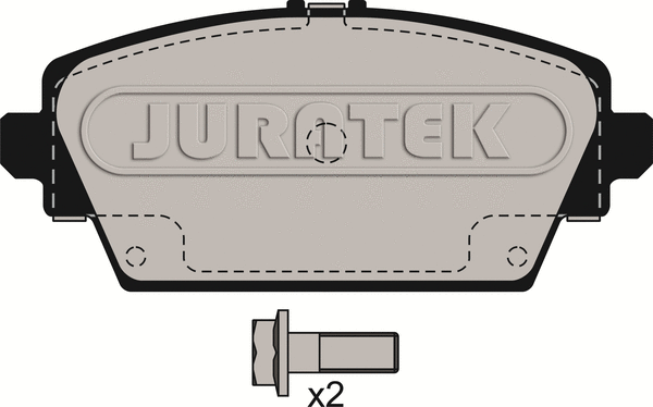 Brake Pad Set, disc brake (JCP1580)