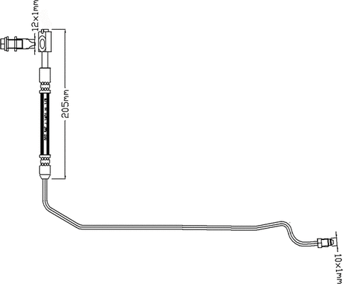 Brake Hose (JBH1185L)
