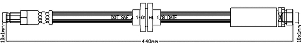 Brake Hose (JBH1201)