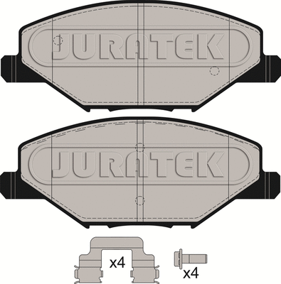 Brake Pad Set, disc brake (JCP8249)