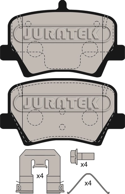 Brake Pad Set, disc brake (JCP8557)