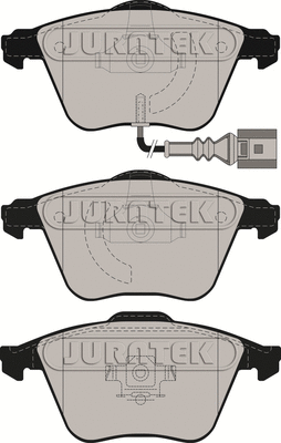 Brake Pad Set, disc brake (JCP1765)
