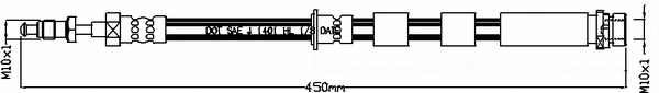 Brake Hose (JBH1299R)