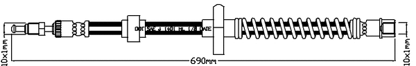 Brake Hose (JBH1176L)