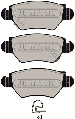 Brake Pad Set, disc brake (JCP1294)