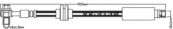 Brake Hose (JBH1389)