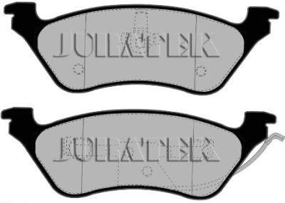 Brake Pad Set, disc brake (JCP1475)