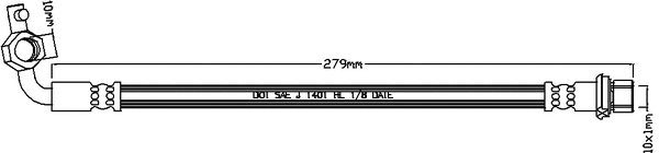 Brake Hose (JBH1247R)