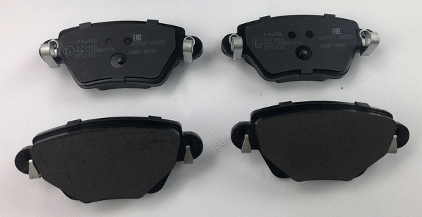 Brake Pad Set, disc brake (JCP1416)