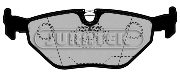 Brake Pad Set, disc brake (JCP1075)