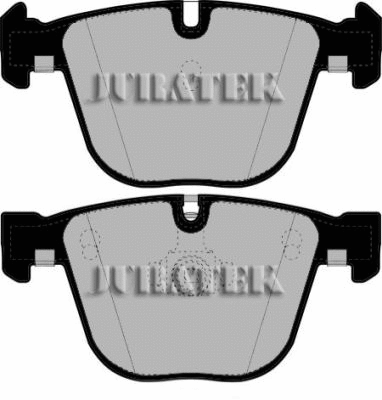 Brake Pad Set, disc brake (JCP1672)