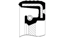 Shaft Seal, crankshaft (047843-V)