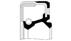 Shaft Seal, wheel hub (412362-V)