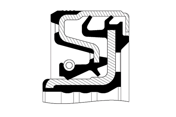 Shaft Seal, wheel hub (417139-VP)