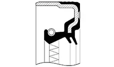Shaft Seal, wheel hub (415255-V)