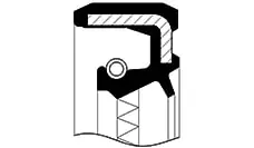 Shaft Seal, crankshaft (047383-V)