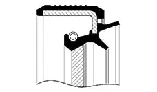 Shaft Seal, manual transmission (047741-P)