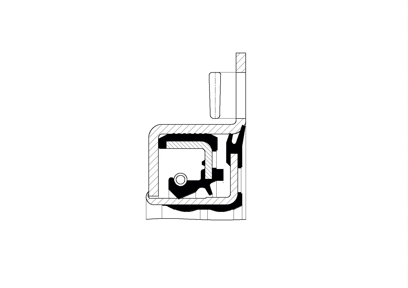 Shaft Seal, wheel hub (420065-VP)