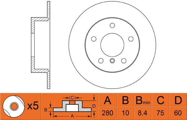 Brake Disc (FR0411)