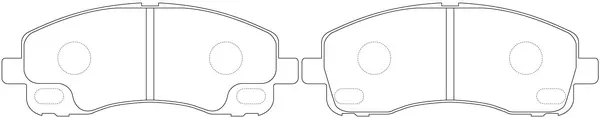 Brake Pad Set, disc brake (FP3140)