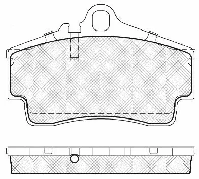 Brake Pad Set, disc brake (FP0738)