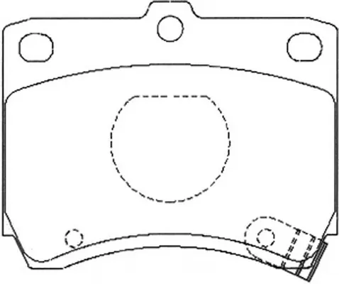 Brake Pad Set, disc brake (FP0402)