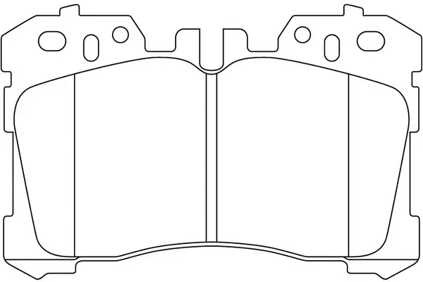 Brake Pad Set, disc brake (FP1282)