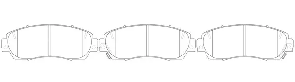 Brake Pad Set, disc brake (FP1089)