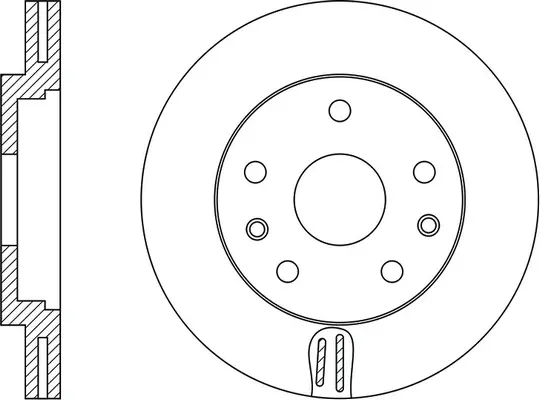 Brake Disc (FR0739V)