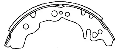 Brake Shoe Set (FT1210)
