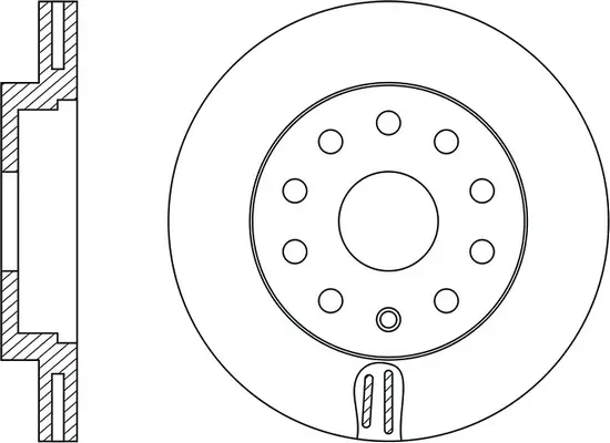 Brake Disc (FR0484V)