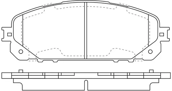 Brake Pad Set, disc brake (FP1709)