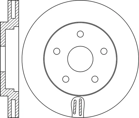 Brake Disc (FR1043V)