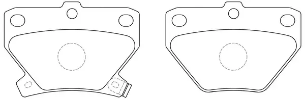 Brake Pad Set, disc brake (FP0823)
