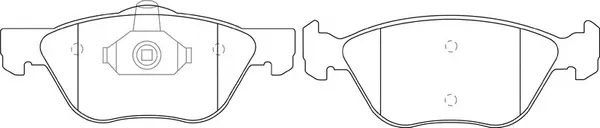 Brake Pad Set, disc brake (FP0297)