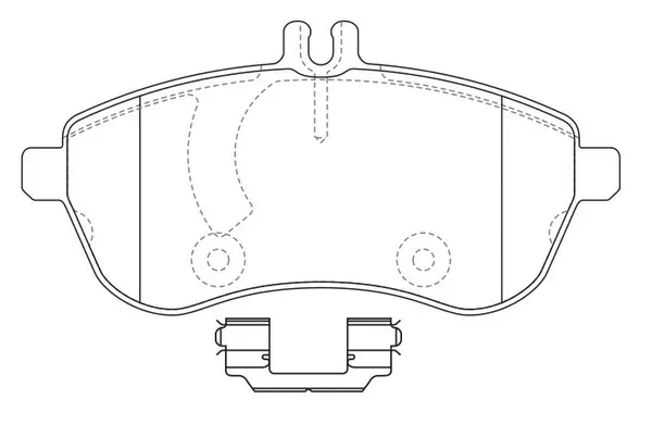 Brake Pad Set, disc brake (FP1340E)