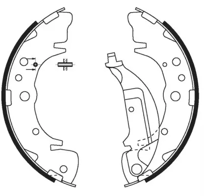 Brake Shoe Set (FT1066)