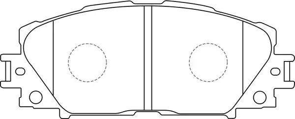 Brake Pad Set, disc brake (FP1184)