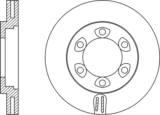 Brake Disc (FR0722V)