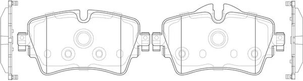 Brake Pad Set, disc brake (FP1801)