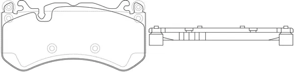 Brake Pad Set, disc brake (FP1247)